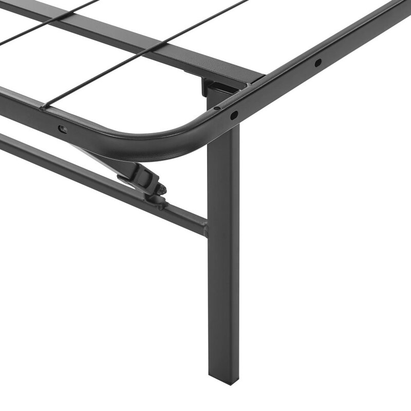 Queen Size Bed Frame, 14" Convertible High Platform Metal Beds Frames, Queen Size Bed Frame