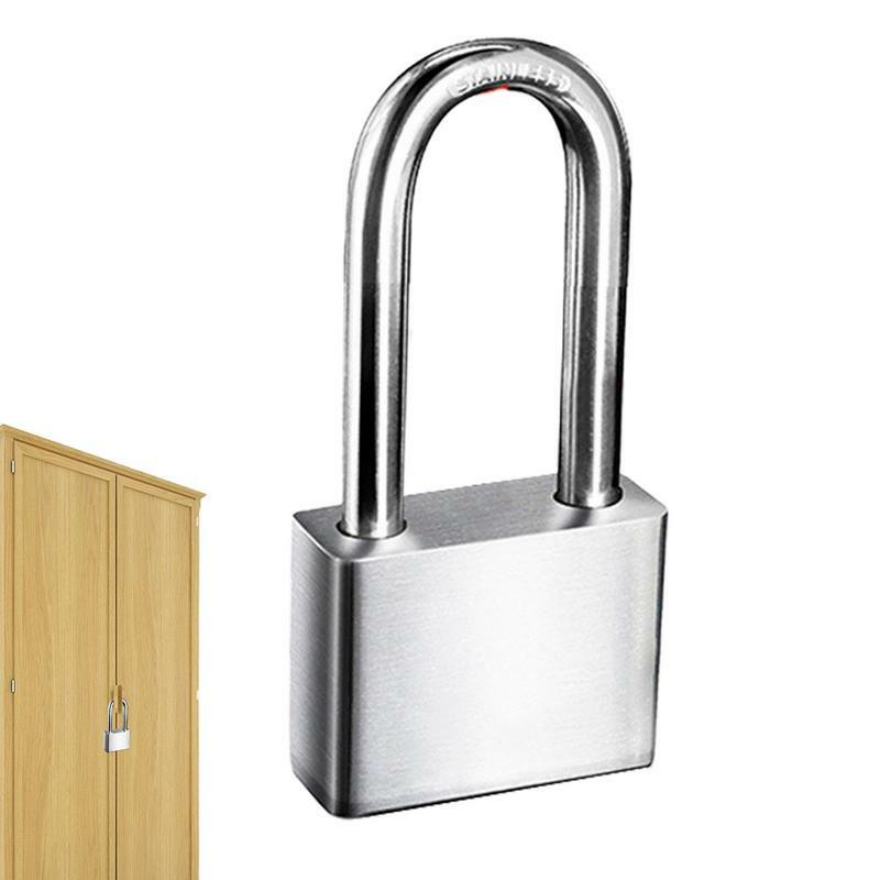 Kunci bantalan Anti karat kunci loker Gym kunci gembok berkunci dengan kunci kunci kunci gembok tugas berat aman untuk pagar gerbang pengait kabinet