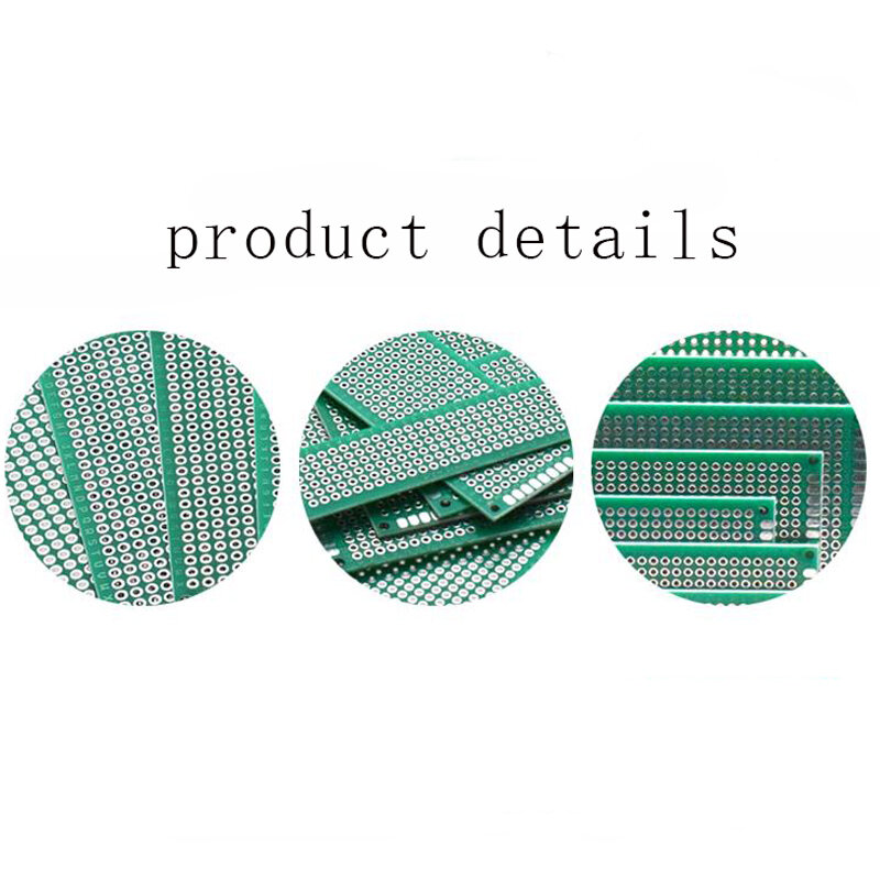 PCBマザーボード,2面,3x7cm,緑,10個