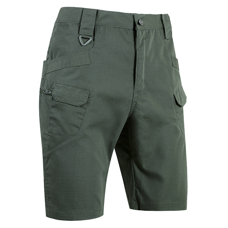 Pantalon cargo militaire pour hommes, DulShorts d'été respirants, absorbant la transpiration, pantalons moyens, extérieur, imperméable, résistant à l'usure, plage