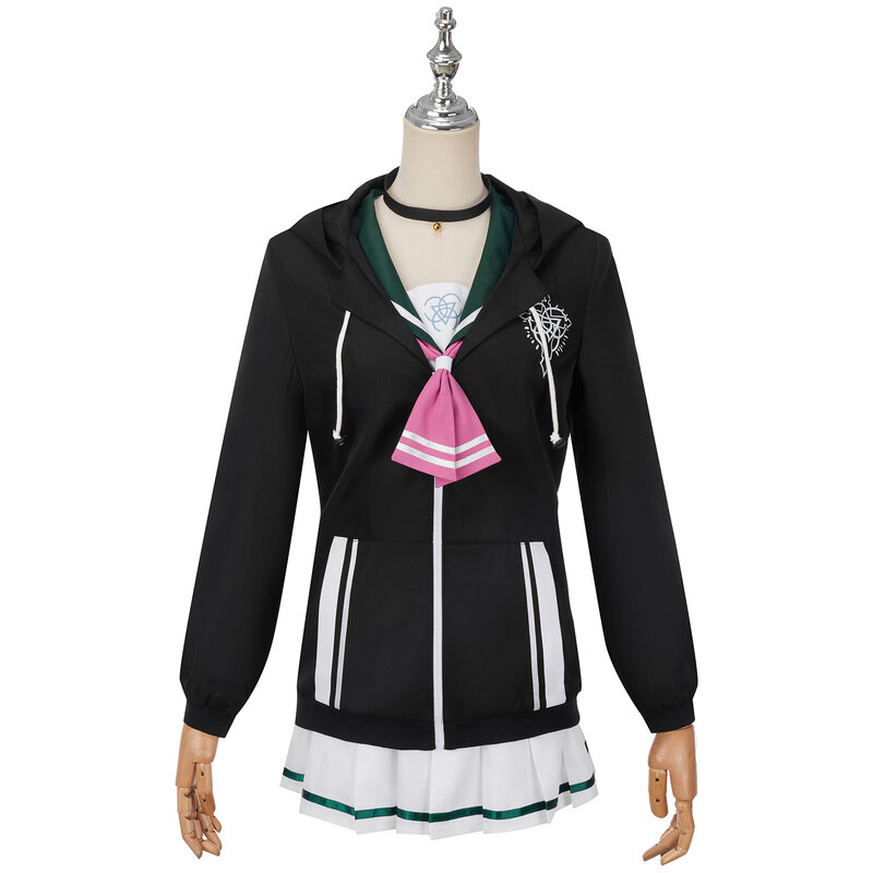 Kyoyama Kazusa Cosplay para mujer, traje de marinero para niña, falda con capucha, trajes de marinero Jk, uniforme escolar, disfraz de Halloween