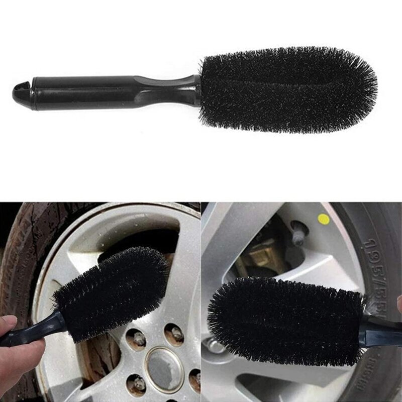 13 pezzi Set di spazzole per dettagli spazzole per la pulizia dell'auto Kit di lavaggio per interni dell'auto strumento per prese d'aria per auto Rim Dirt Dust Clean Tools