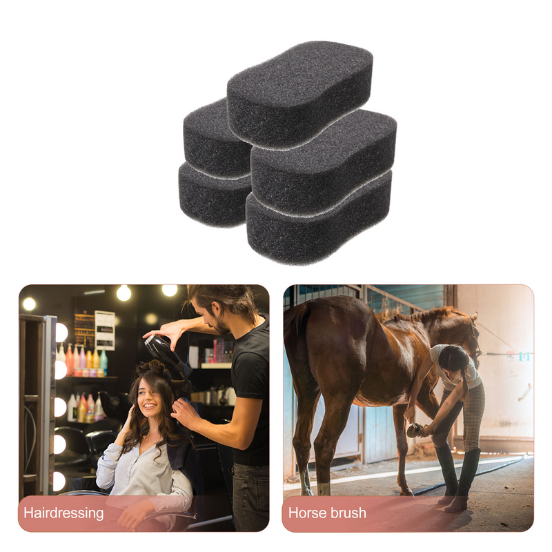 5pcs Horse Nursing Sponges Horse Clean Sponges Portable Horse Bath Tools