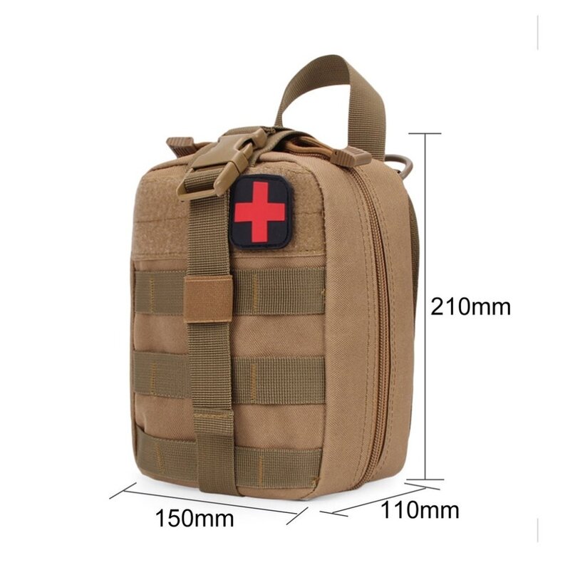 Borsa tattica custodia per sopravvivenza scatola medica per esterni borsa SOS di grandi dimensioni borsa tattica per pronto soccorso borsa per Kit medico Molle EMT Emergency