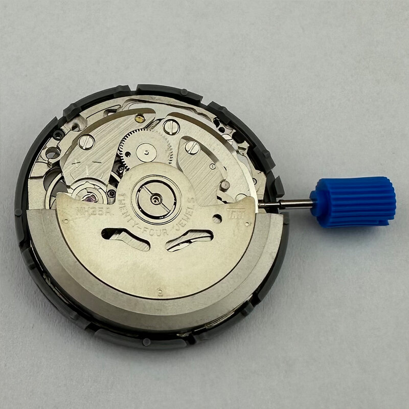 Nh35a mechanisches Uhrwerk um 6 Uhr nh35 schwarzes Kalender rad selbst wickeln des hochpräzises Uhrwerk kunden spezifisches Tourbillon-Logo