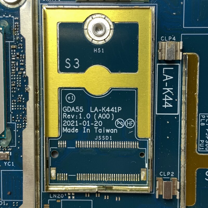 CN-0XHX55 0XHX55มาเธอร์บอร์ดแล็ปท็อป0XHX55สำหรับ Dell 9520 LA-K441P GDA55พร้อม SRK03 I5-1145G7 CPU 100% การทำงานเต็มรูปแบบดี