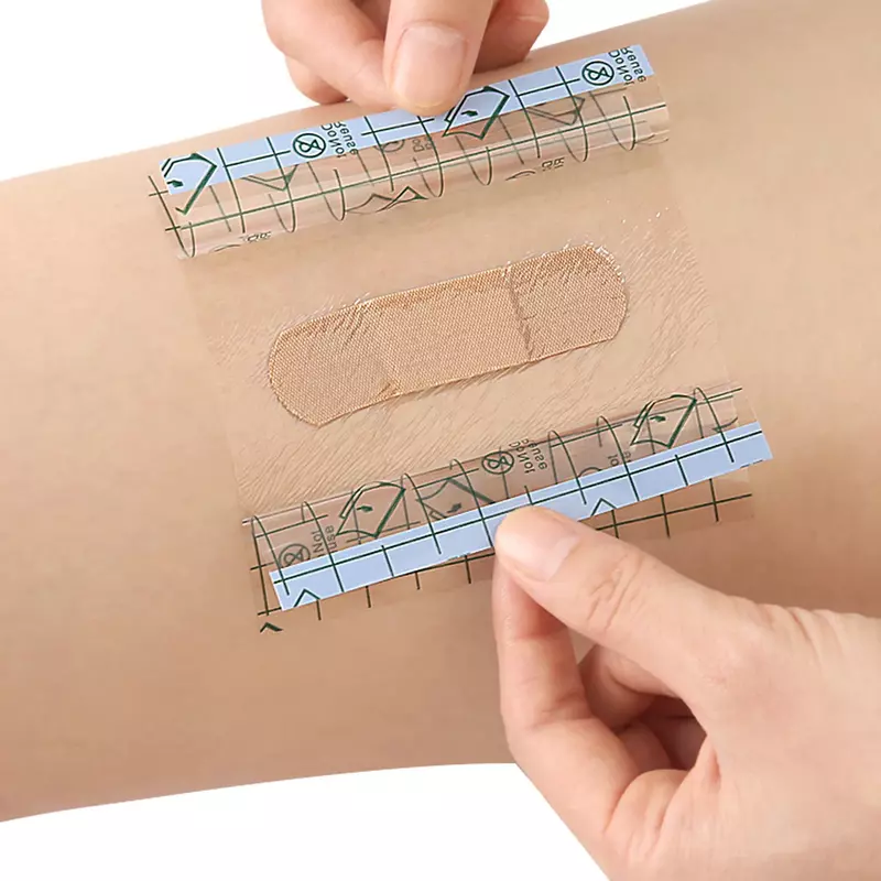 Vendaje de tatuaje impermeable, película protectora de PU para curación posterior, 4 rollos