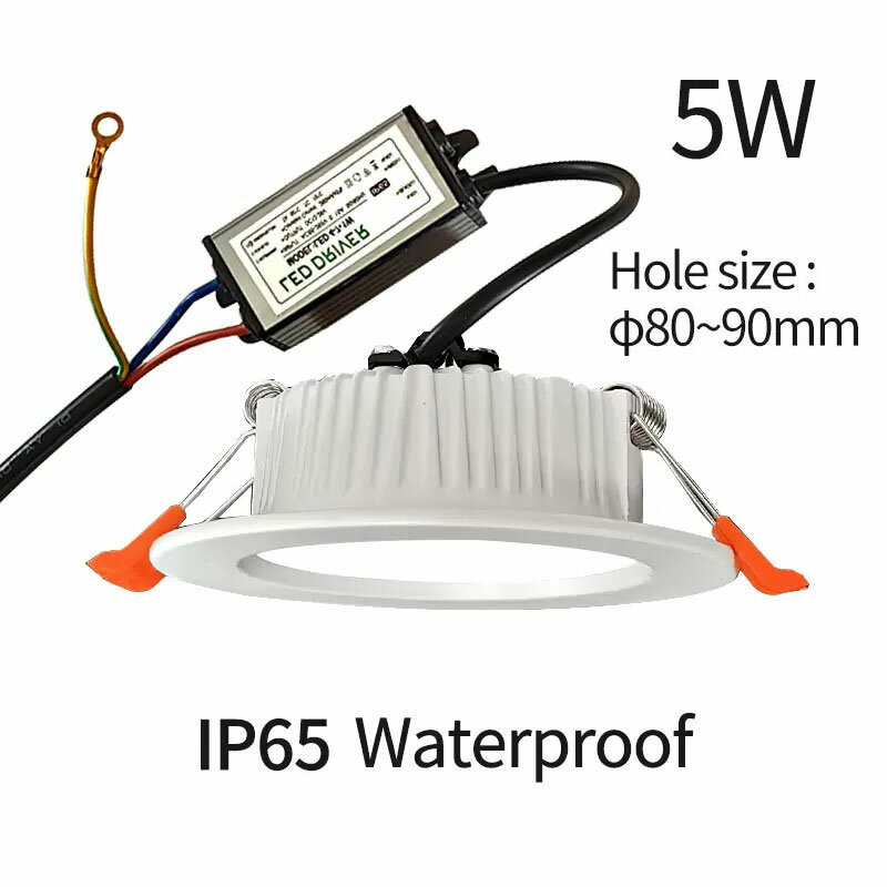 LED 불침투성, 홀로포트, 알토 브릴로, IP65, DC12V, 3W, 5W, 12W