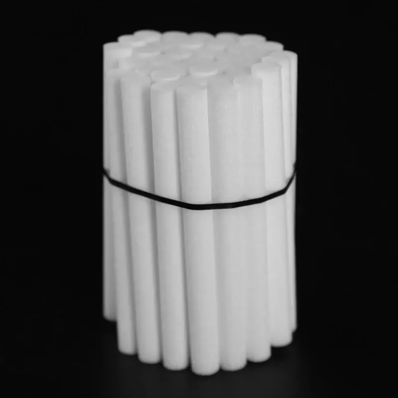 40 pezzi di filtri per tamponi di cotone bastoncini di ricarica stoppini di ricambio per umidificatori portatili alimentati tramite USB per la creazione di aromi