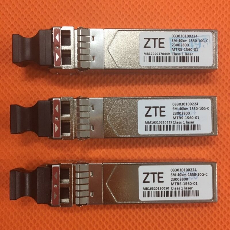 SFP 10Gb 40km/80km Optical Module 10GBase-ER/ZR SFP+ 10G 1550nm Dual LC Transceiver SM-80KM-1550-10G For ZTE/Huawei Fiber Switch
