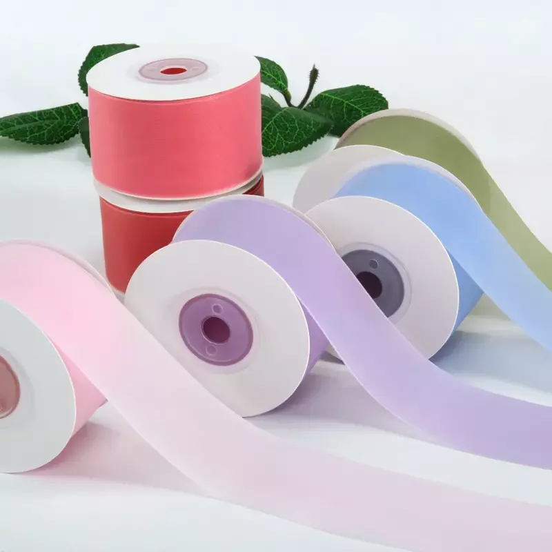 Jelly Snow Gauze Ribbon Gift Box Bouquet Packaging Ribbon Handmade Diy Bow Hair Accessories Yarn Ribbon