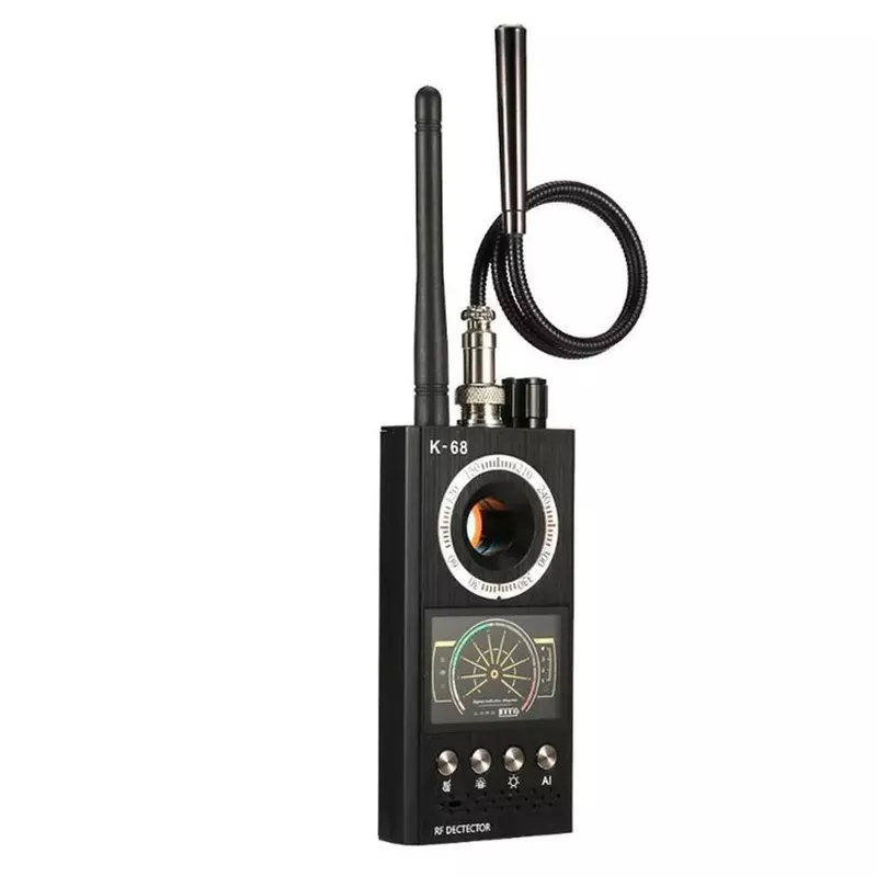 Detector de señal RF inalámbrico antiespía, rastreador GPS GSM, cámara oculta, dispositivo de escucha, versión Profesional, K68