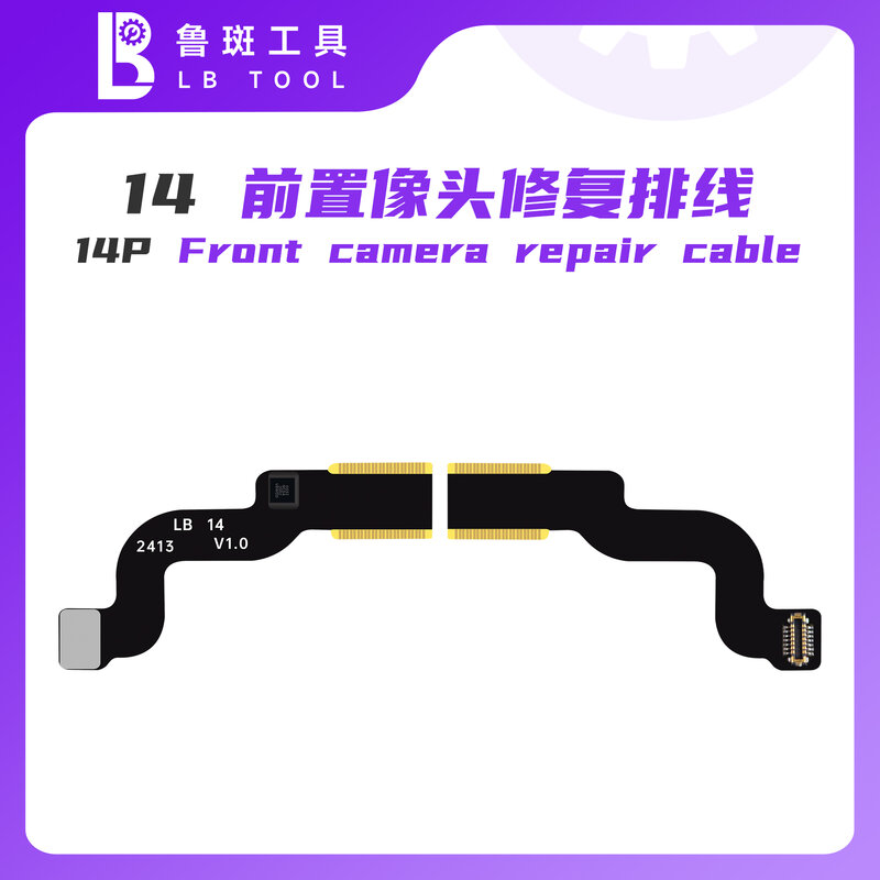 Luban-Cable de reparación de cámara frontal L3, Cable FPC para 14, 15 Pro Max, repuesto de cámara frontal, reparación de soldadura, Cable FPC, juego de cables Host, herramienta