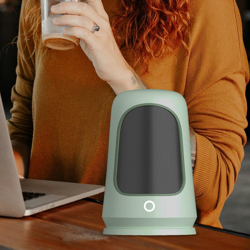 Portable Space Heater Heating Equipment 2 Levels Adjustment Quick Heating Small Heater Warmer Electric Space Heater for Study