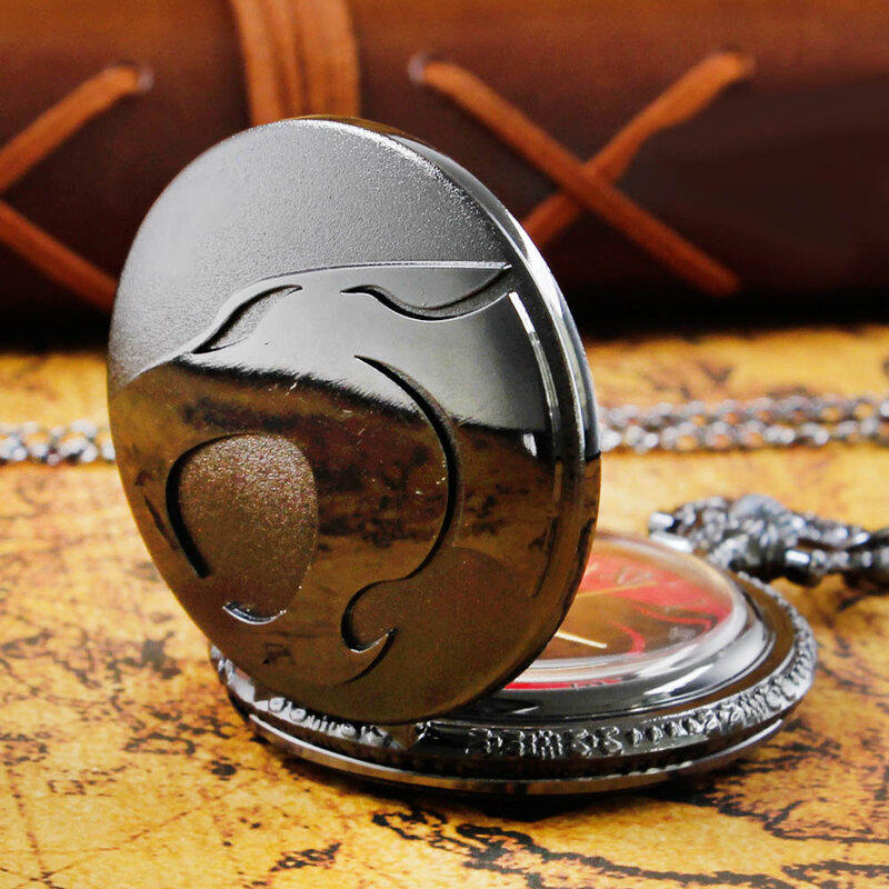 Classic Black Quartz Pocket Watches For Men Unisex Steampunk Pendant Pocket Fob Watch 80cm Chain Necklace Birthday Gifts