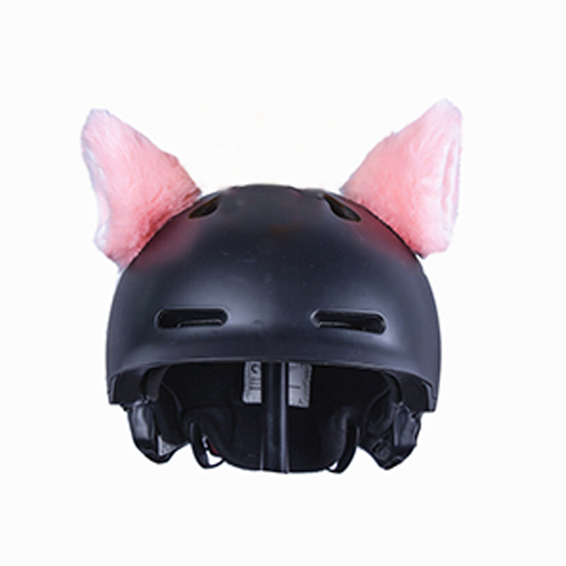 2 Buah Helm Sepeda Motor Warna-warni Dekorasi Telinga Kucing Tanduk Iblis Stiker Helm Dekorasi Gaya Sepeda Motor Universal