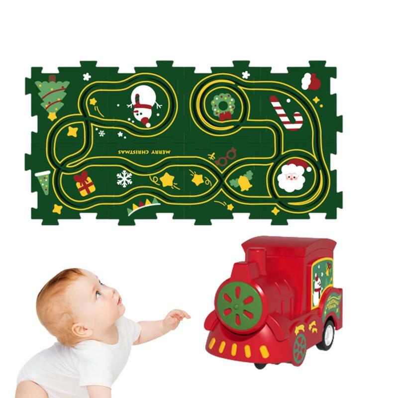 Игрушка-Пазл «железнодорожный путь» для детей