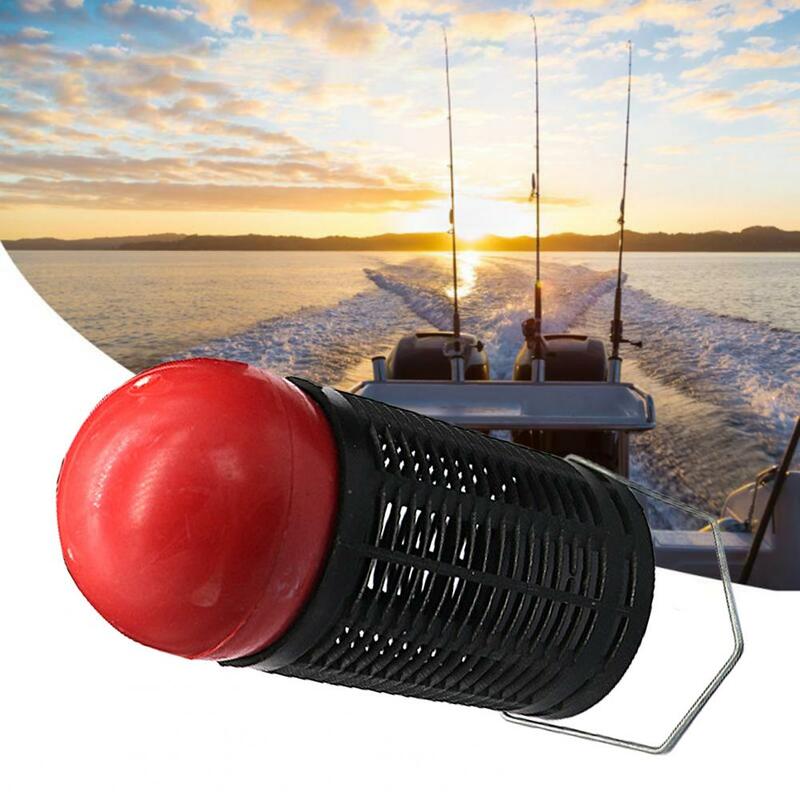 Isca lançador portátil isca gaiola não-deformado boa carga útil versátil isca segurando arremesso pesca equipamento