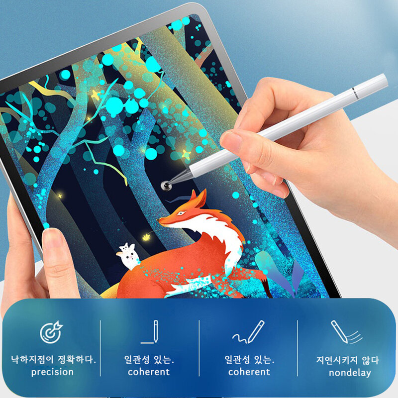 Стилус 2 в 1 для мобильного телефона планшета емкостный сенсорный карандаш для Iphone Samsung Универсальный карандаш для экрана Android