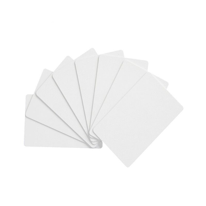 YYDS Set of 10 White IC Cards Card for Key Tag Access Control Attendance Card