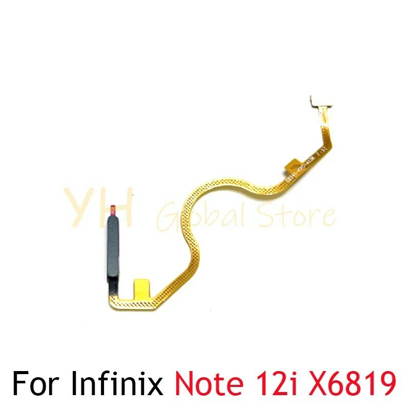 Per Infinix Note 12i X6819 pulsante Home Fingerprint Touch ID Sensor Flex Cable