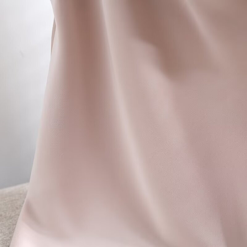 Keyanketian 2024ผ้าซาตินคอแกว่งสำหรับผู้หญิง, เสื้อคอเสื้อบังทรงซาตินสไตล์ชั้นในบางเฉียบสีทึบ shorttop