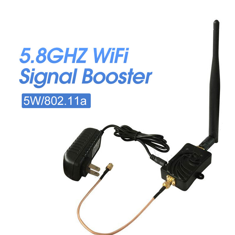 5W 4W 4000Mw 802.11b/G/n Wifi Draadloze Eindversterker Router 2.4Ghz/5G Verbeteren Wlan Signaal Booster Met 5dbi Antenne