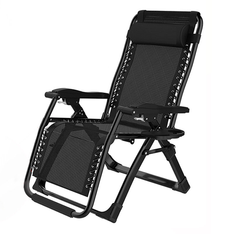 Lunch Chair Outdoor Beach Chair Leisure Home Lunch Folding Bed Lunch Bed Office Lounge Chair