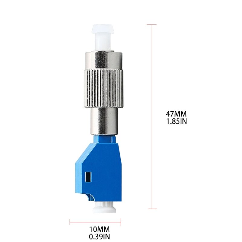 Dropship Konektor Pengukur Daya Serat Optik Konverter Adaptor Hibrida Jantan Betina