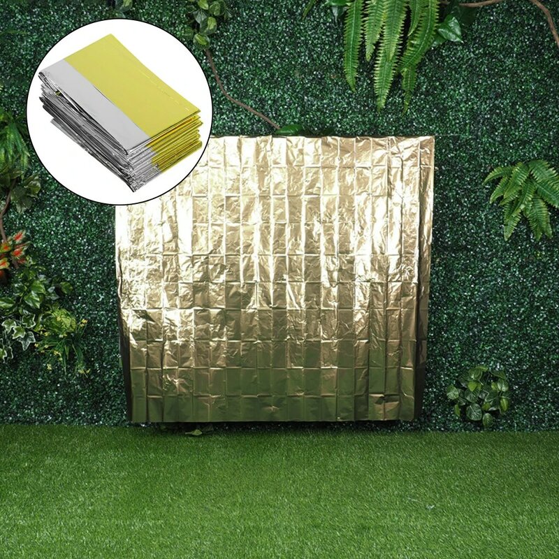 Emergency Survival Blanket Waterproof First Aid Kit Portable Reusable Curtain Foil Thermal Military Blanket for Outdoor Security