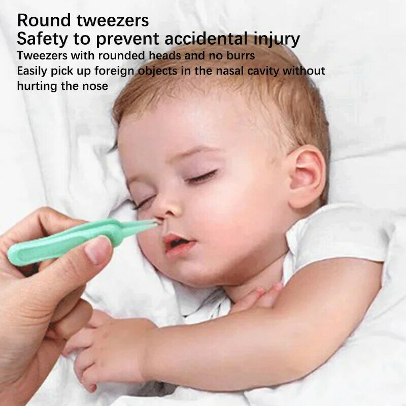 Bebê nariz limpeza pinças, congestão nasal, ferramenta divina limpa, eficaz Clip Care, 10pcs