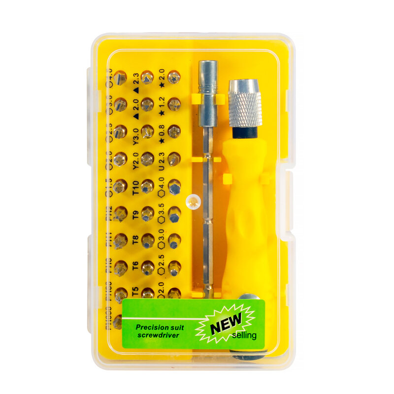 Precision Mini Magnetic Chave De Fenda Bits Kit, Reparação Do Telefone Móvel, Manutenção Da Câmera, Ferramenta De Mão, iPhone, 32 em 1