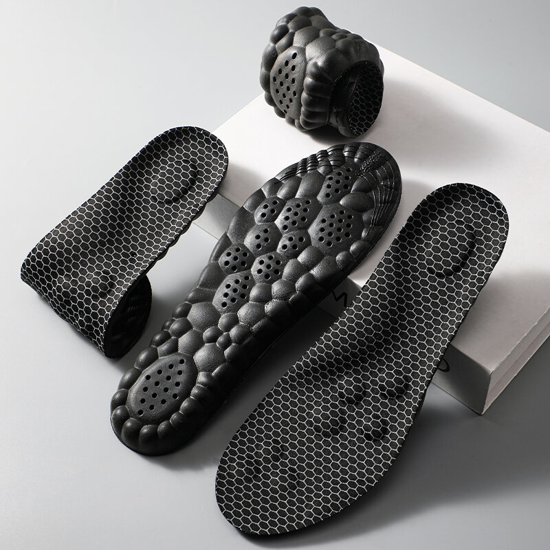 SamRera 4D графеновые ортопедические стельки для обуви, антибактериальная дезодорирующая вставка для поглощения пота, спортивная обувь, прокладки для бега