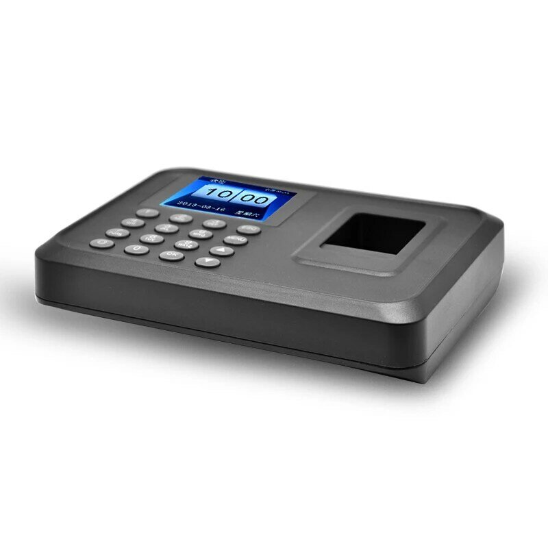 2.4 "Muti-Taal Vingerafdruk Presentielijst Biometrische Machine Systeem Employee Toetsenbord Elektrische Tijd Klok Recorder Usb Data Beheren