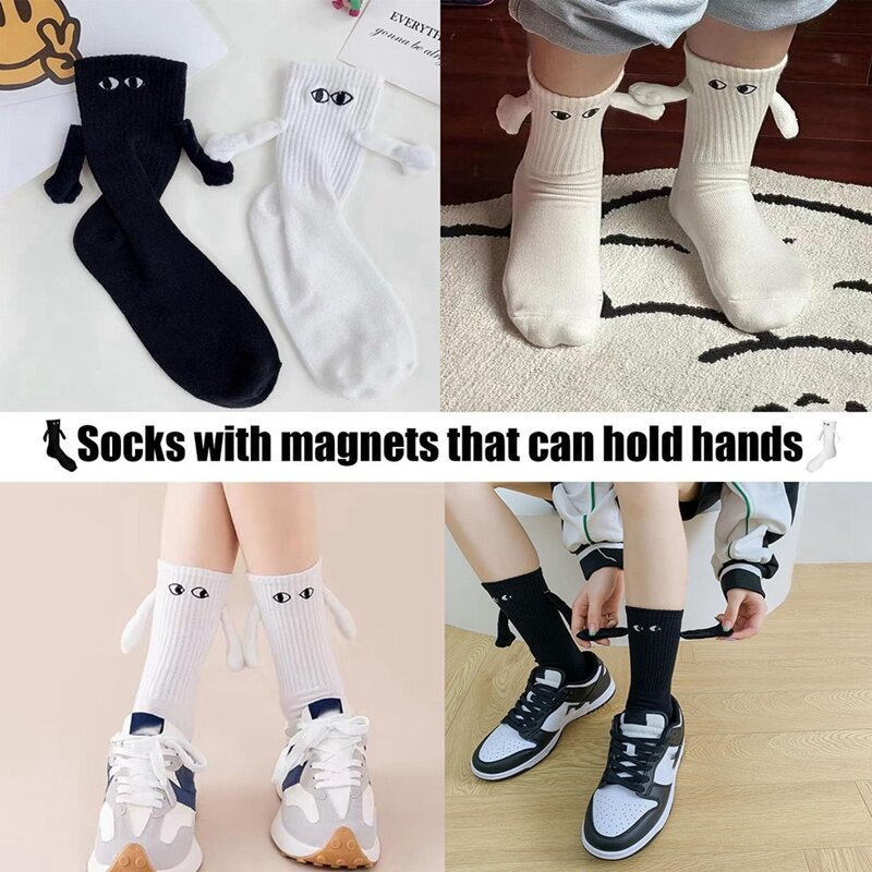 Magnetic Socks Socks Hand In Hand Socks Friendship Socks For Women Men Holding Hands Socks 2 Pairs