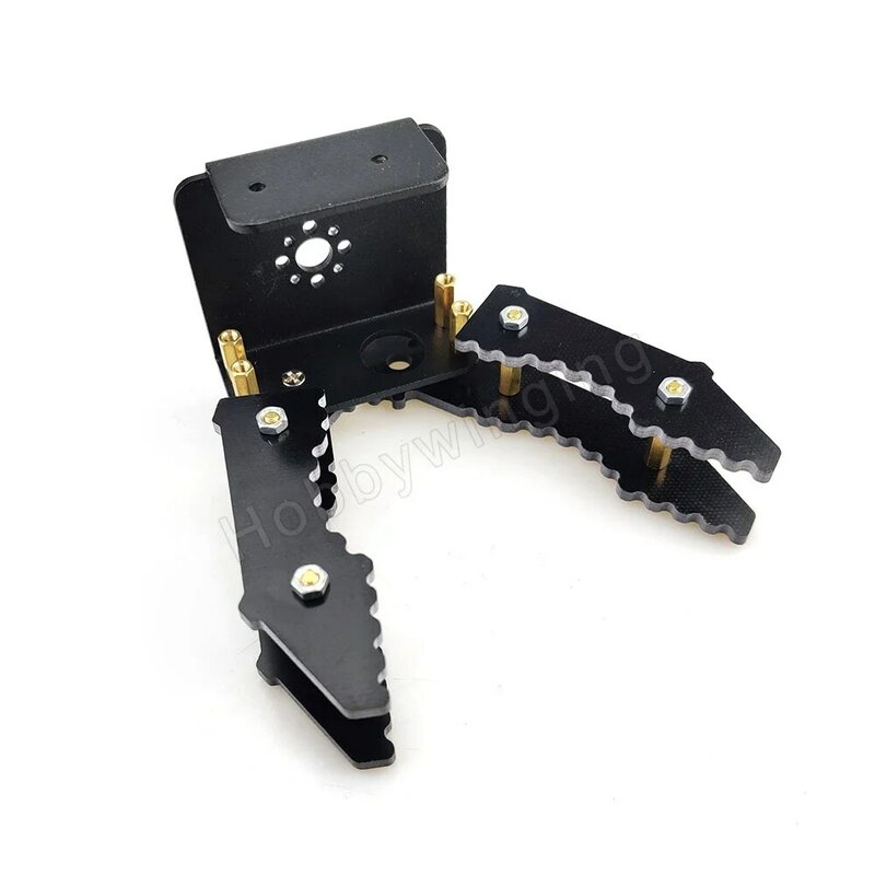 Rc Robot Pegangan Tangan Mekanik Manipulator Penjepit Besar Serat Kaca + Pegangan Tangan Cakar Logam