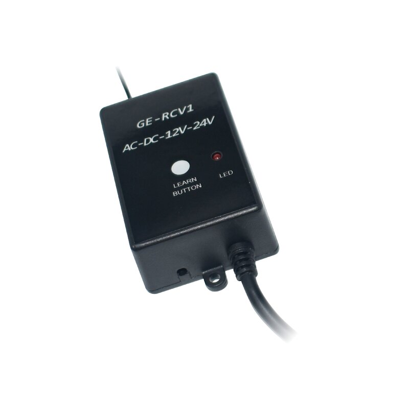 GE RCV1 receptor Universal compatible con código rodante y código fijo para puerta de garaje automática, 433,92 Mhz