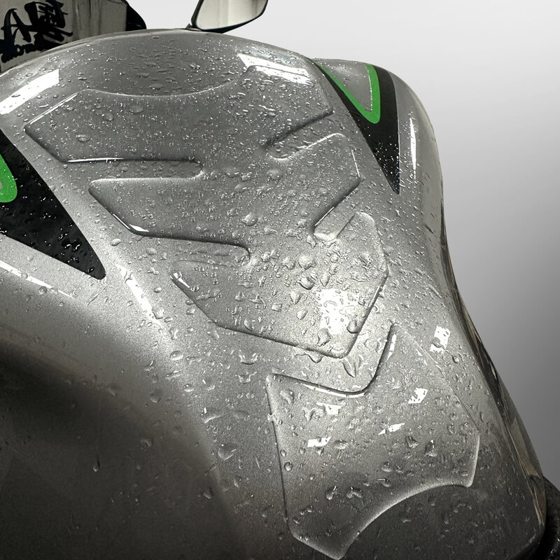 Cubierta de protección de almohadilla de tanque de Gas de motocicleta Universal TRANSPARENTE de resina 3D