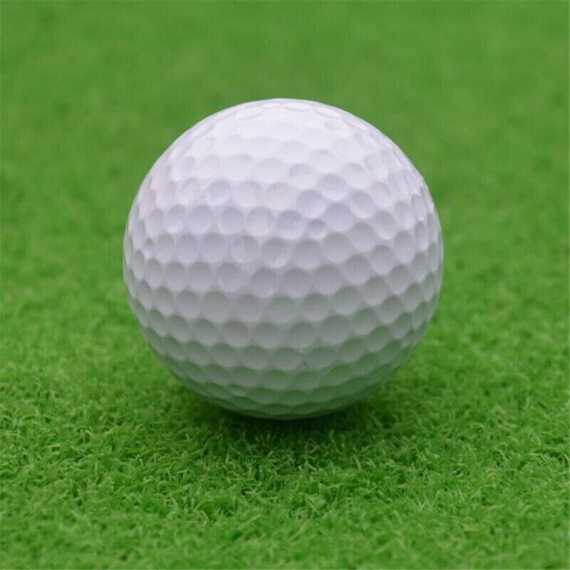 10 pçs bola de golfe durável branco oco bola de golfe esportes indoor & outdoor bola de ar textura macia esportes prática bolas de golfe ferramenta