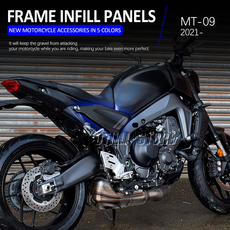 Nuovo per Yamaha MT09 MT-09 MT 09 mt09 accessori moto 5 colori cornice riempimento pannello laterale copertura protettiva 2021 2022 2023