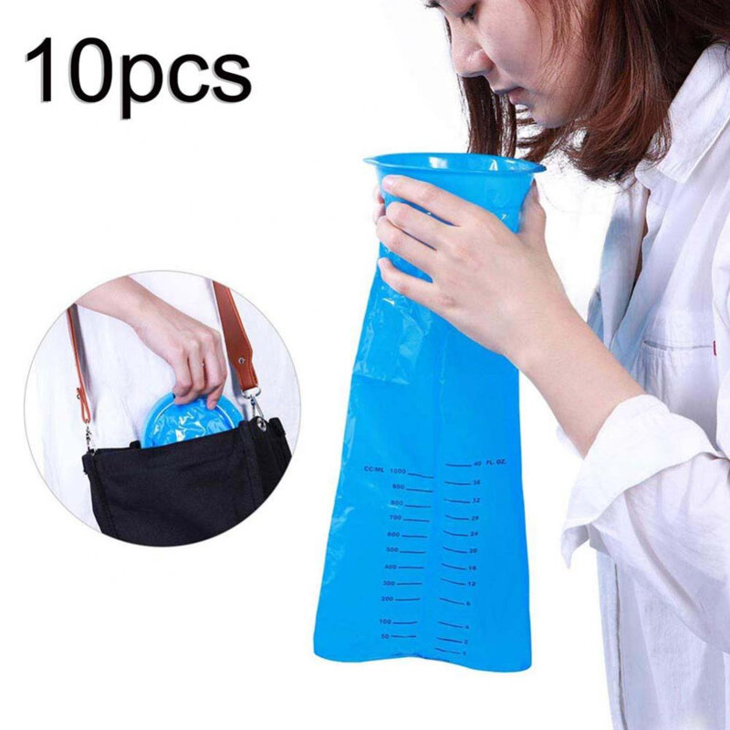 Large Capacity Vomit Bag Cleaning Hygienic  School Hotel Travel Disposable Nausea Sickness Car Airplane Emesis Bag