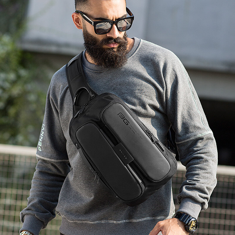 Мужской водонепроницаемый рюкзак для ноутбука 15,6 дюйма с защитой от кражи