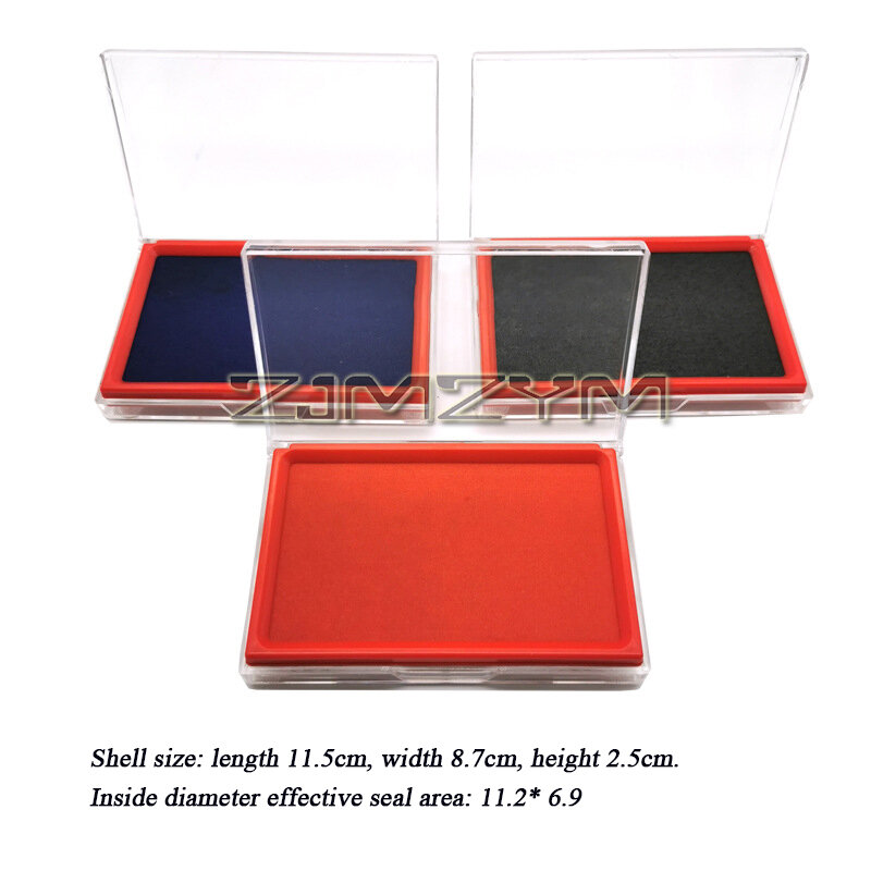 Prostokątne szybkoschnące błoto drukarskie przezroczyste i trwałe ślady czerwony niebieski czarny kolorowy nadruk stole