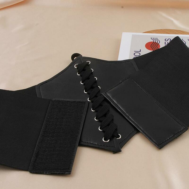 Hemd Korsett Frauen selbst binden breiten Kleid Gürtel abnehmen Taille Vintage Korsett schwarz breiten Gürtel für Mädchen