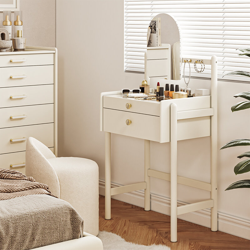 Dresser Bedroom Modern Minimalist Storage Cabinet Integrated Nordic New Small White Dresser Desk