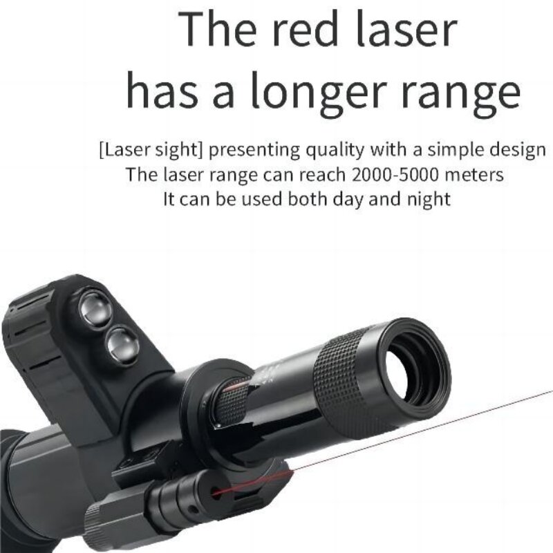 Cross Cursor HD miring visione notturna a infrarossi per caccia casco tattico telescopio monoculare IR Laser night vision sight per la caccia
