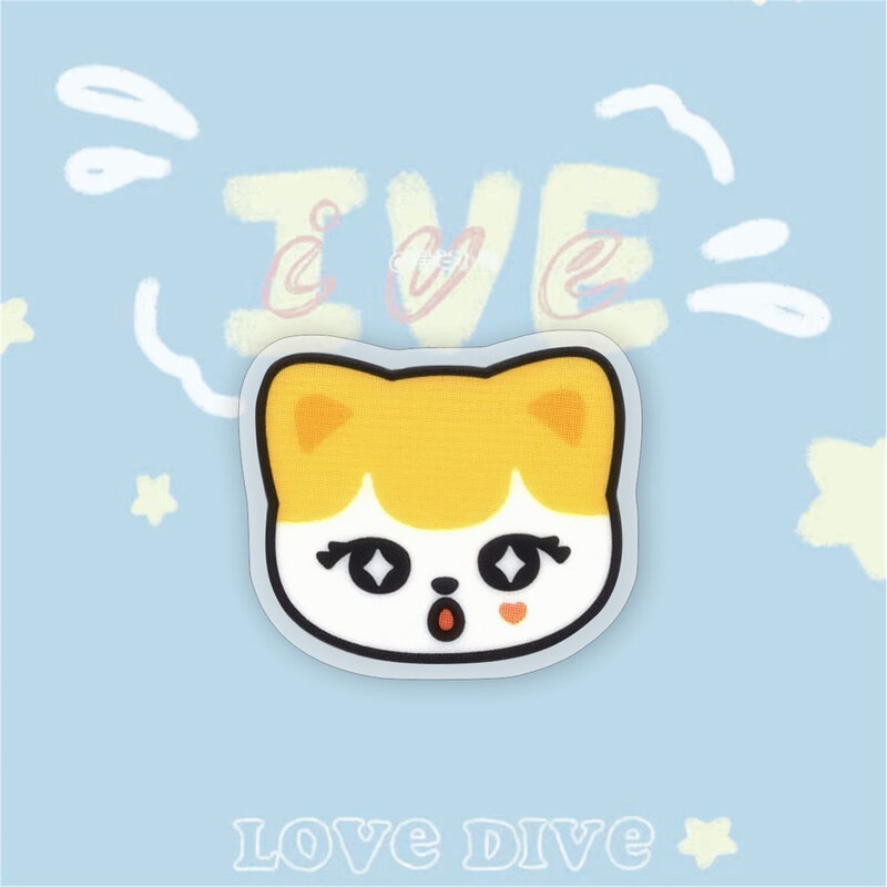 Kpop IVE Acrylic Creative Cartoon Phone Holder Wonyoung LIZ Rei Leeseo Yujin Gaeul Transparent Rtractable Surrounding Bracket