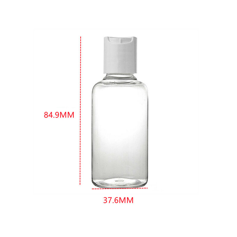 50ml 100ml Mini przenośny zastępcza butelka wielofunkcyjny przezroczysty pojemnik na kosmetyki do przechowywania próbek alkohol butelka z rozpylaczem wielokrotnego użytku