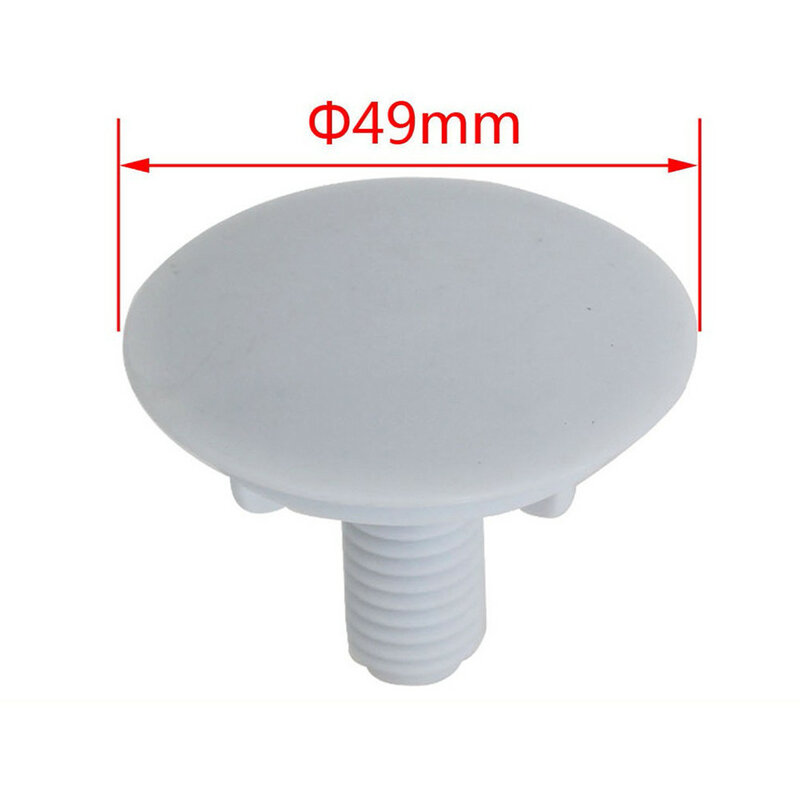 49mm Kitchen Sink Taps Hole Cover Stainless Steel Basin Hole Sealing Plug Anti-leakage Basin Laundry ABS Plastic  Accessories