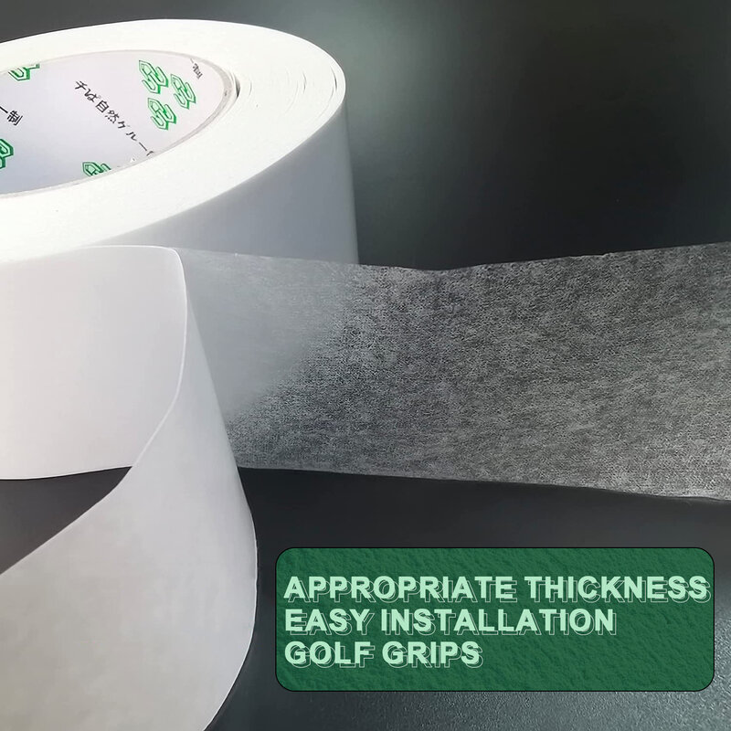 CRESTGOLF Double Sided Golf Grip เทปสำหรับกอล์ฟคลับ Grip ติดตั้ง Golf Grip Strip พัตเตอร์เทป2 "* 50M/1" * 50M/2 "* 0.2M